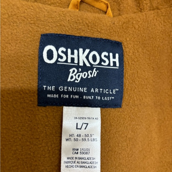 NWOT OshKosh B'gosh Boys' 2-Piece Snowsuit Size 7 - Picture 9 of 11